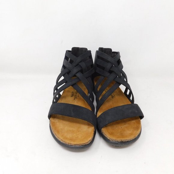 Naot Black Marita Gladiator Sandals 37 - Picture 2 of 14